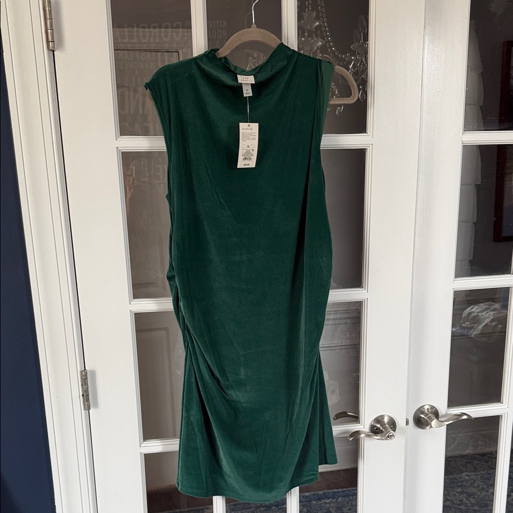 A New Day Emerald Green Midi Dress